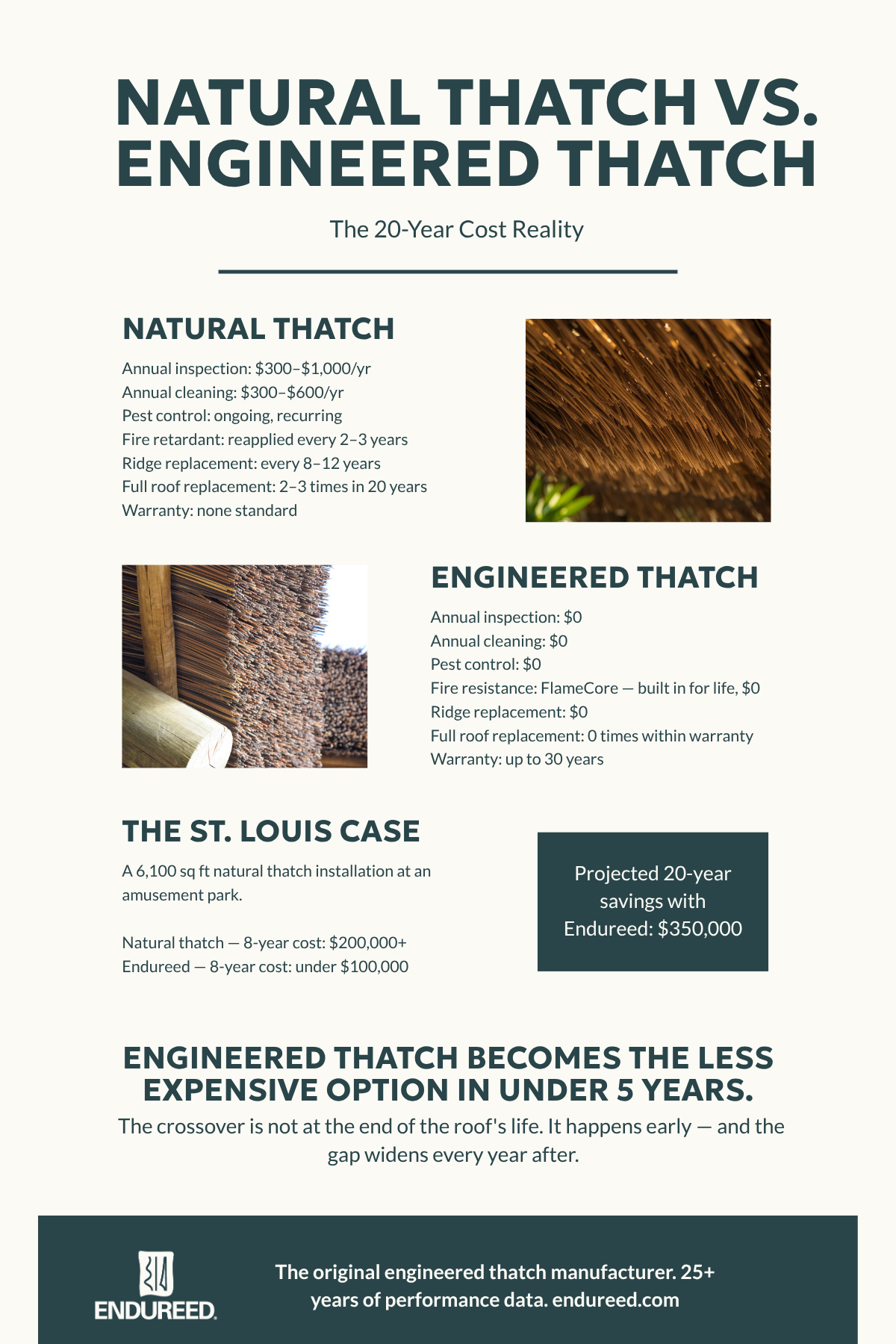 thatch roofing cost comparison infographic
