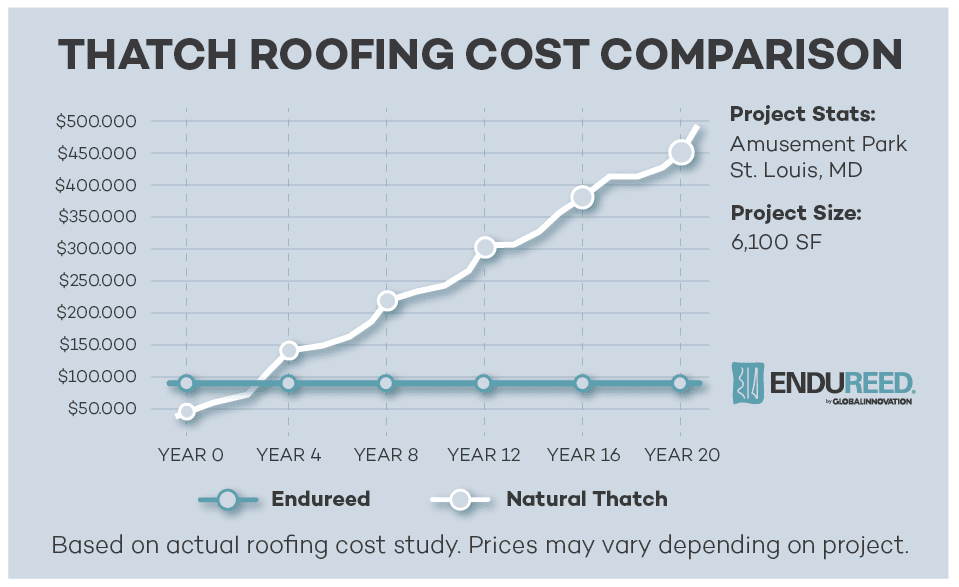 Thatch roofing cost comparison