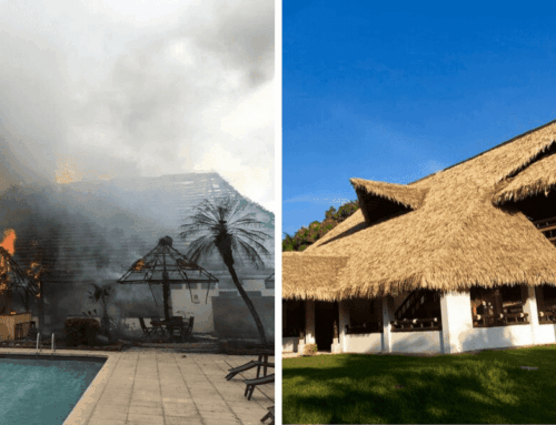 Synthetic Thatch Fireproof Roofing