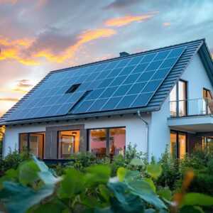 An image of a home with the best roofing material for coastal buildings.