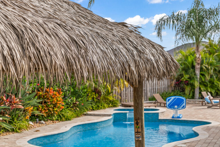 affordable synthetic thatch