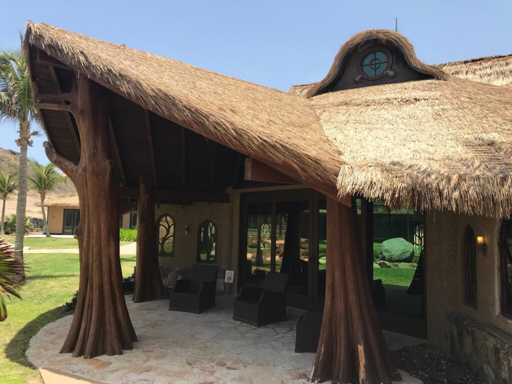 Oil Nut Bay resort thatch roof capetown wide engineered premium resort