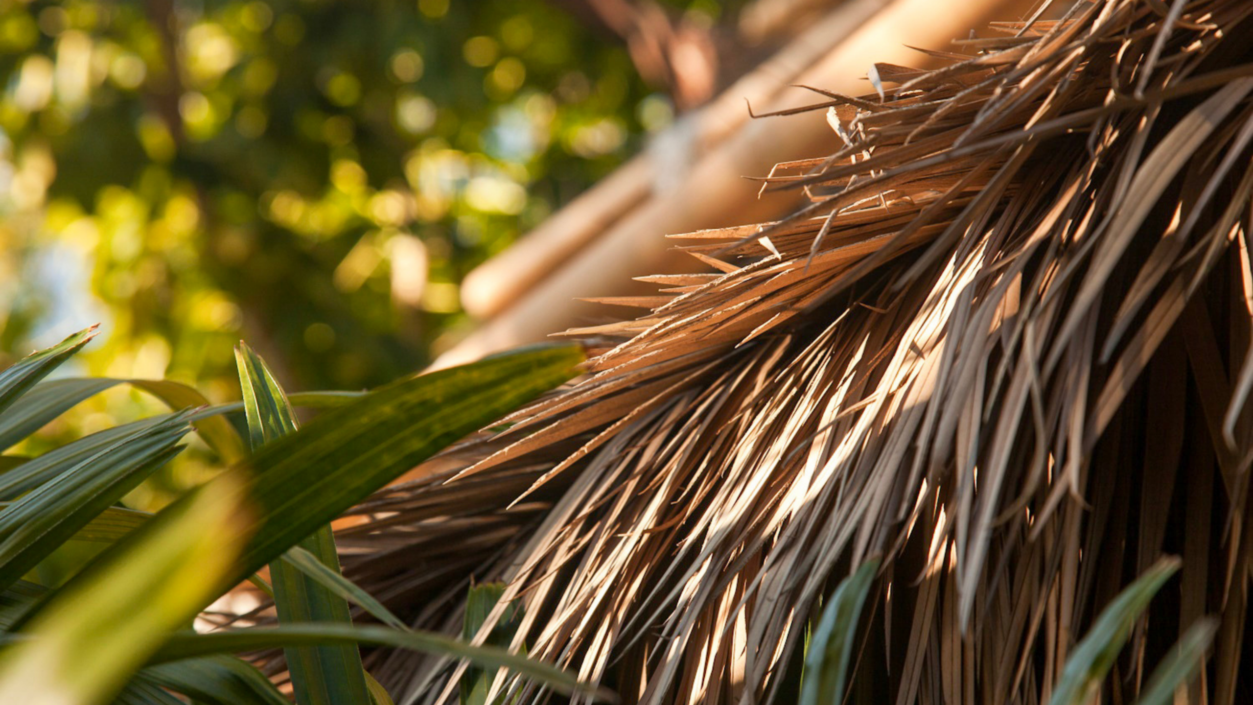 does synthetic thatch look real