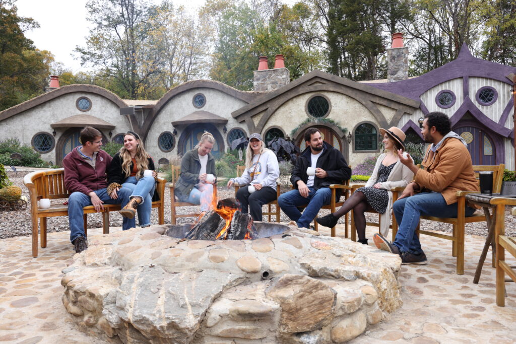 Village Gardens Ancient Lore Village gathering shot collective connection
